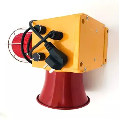 旋轉(zhuǎn)式警示燈LTE-1101J/220V報警器、一體化聲光信源指示器XDT-M-135FTY皮帶警鈴廠家